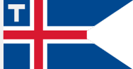 Drapeau des douanes islandaises