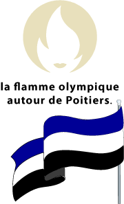 La flamme olympique à Poitiers